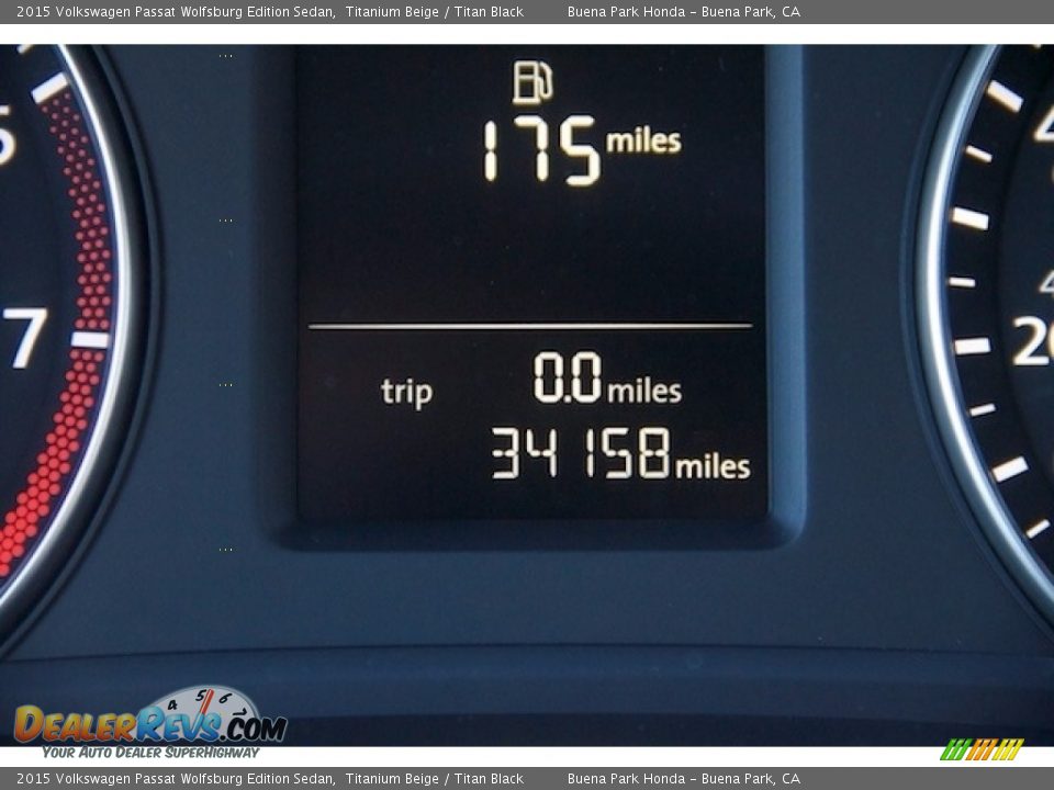 2015 Volkswagen Passat Wolfsburg Edition Sedan Titanium Beige / Titan Black Photo #6