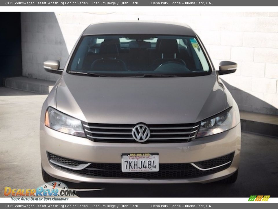 2015 Volkswagen Passat Wolfsburg Edition Sedan Titanium Beige / Titan Black Photo #7