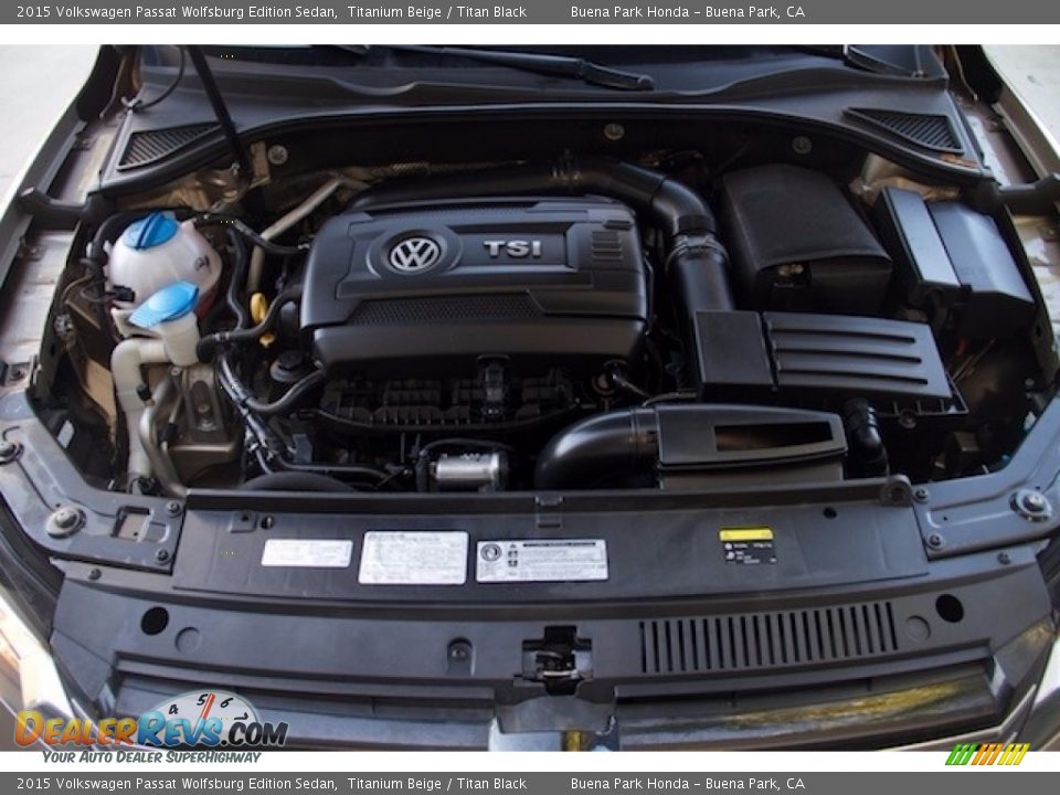 2015 Volkswagen Passat Wolfsburg Edition Sedan Titanium Beige / Titan Black Photo #23