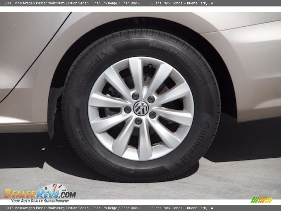 2015 Volkswagen Passat Wolfsburg Edition Sedan Titanium Beige / Titan Black Photo #26