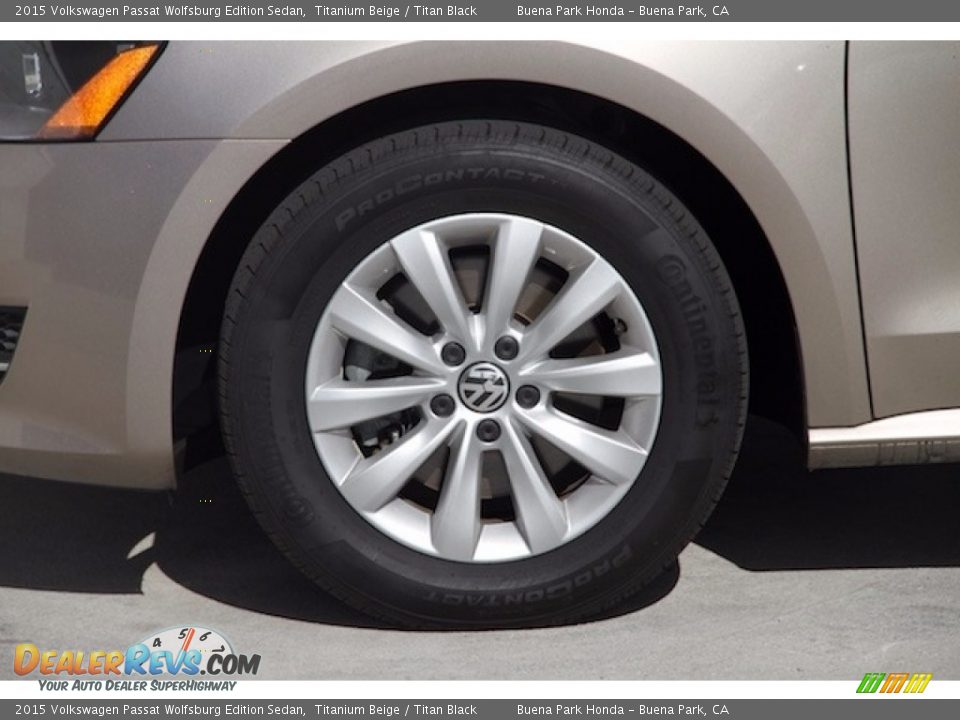 2015 Volkswagen Passat Wolfsburg Edition Sedan Titanium Beige / Titan Black Photo #27