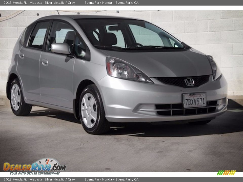 2013 Honda Fit Alabaster Silver Metallic / Gray Photo #1