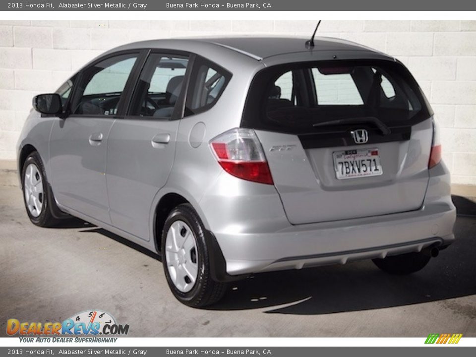 2013 Honda Fit Alabaster Silver Metallic / Gray Photo #2