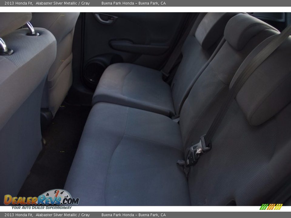 2013 Honda Fit Alabaster Silver Metallic / Gray Photo #4