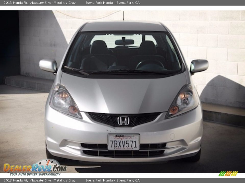 2013 Honda Fit Alabaster Silver Metallic / Gray Photo #7