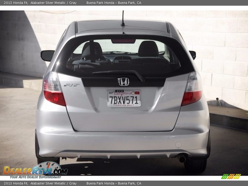 2013 Honda Fit Alabaster Silver Metallic / Gray Photo #9