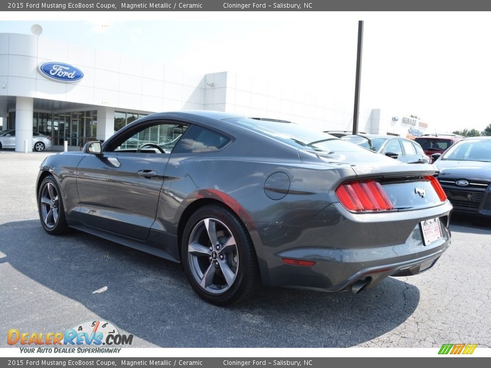 2015 Ford Mustang EcoBoost Coupe Magnetic Metallic / Ceramic Photo #5