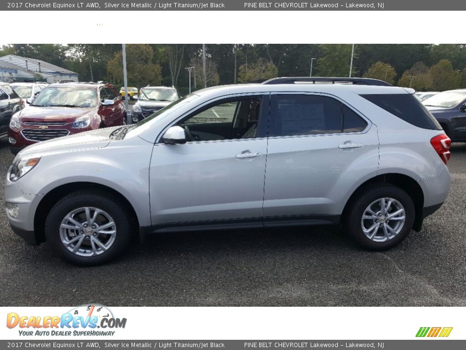 2017 Chevrolet Equinox LT AWD Silver Ice Metallic / Light Titanium/Jet Black Photo #3