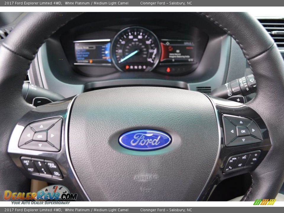 2017 Ford Explorer Limited 4WD Steering Wheel Photo #20