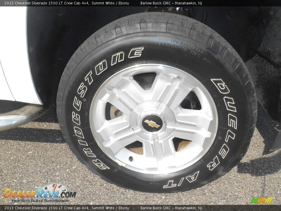2013 Chevrolet Silverado 1500 LT Crew Cab 4x4 Summit White / Ebony Photo #7
