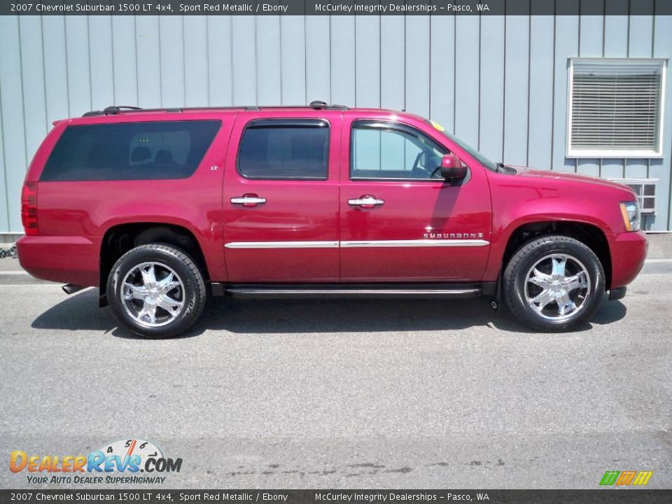 2007 Chevrolet Suburban 1500 LT 4x4 Sport Red Metallic / Ebony Photo #2