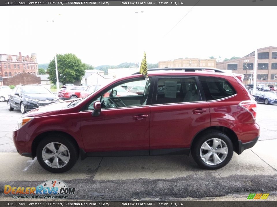 2016 Subaru Forester 2.5i Limited Venetian Red Pearl / Gray Photo #6