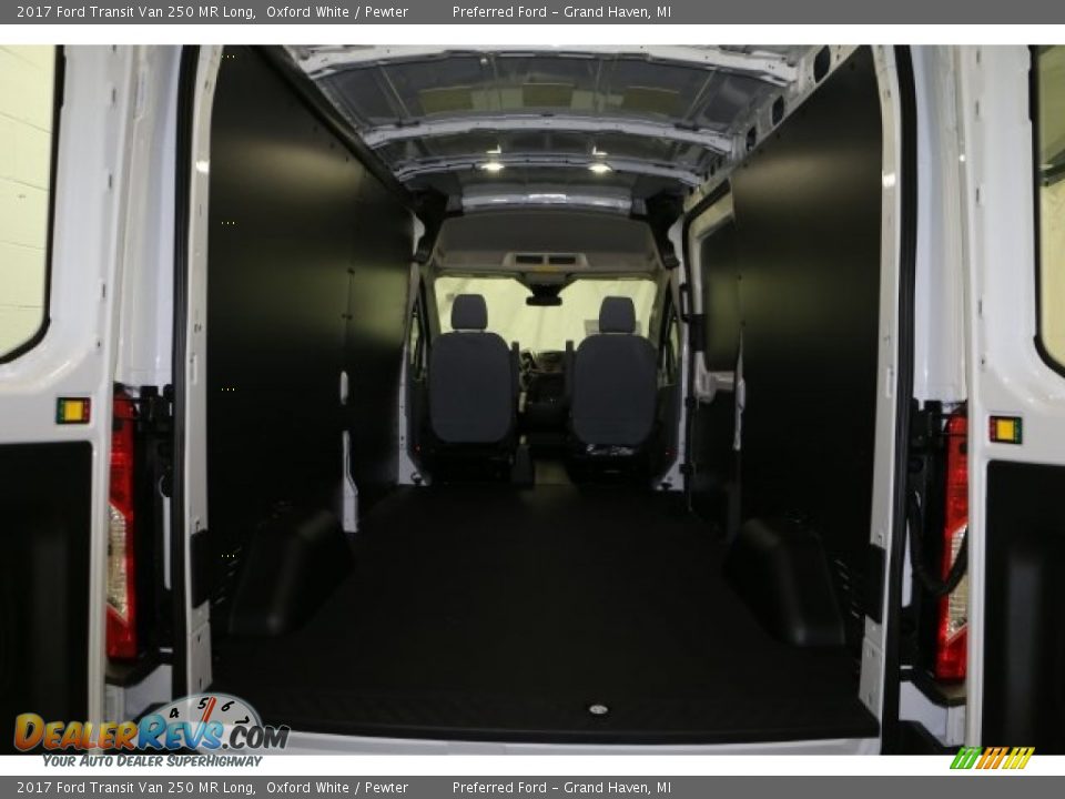 2017 Ford Transit Van 250 MR Long Oxford White / Pewter Photo #6