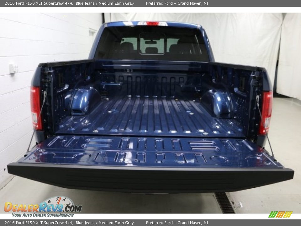 2016 Ford F150 XLT SuperCrew 4x4 Blue Jeans / Medium Earth Gray Photo #11