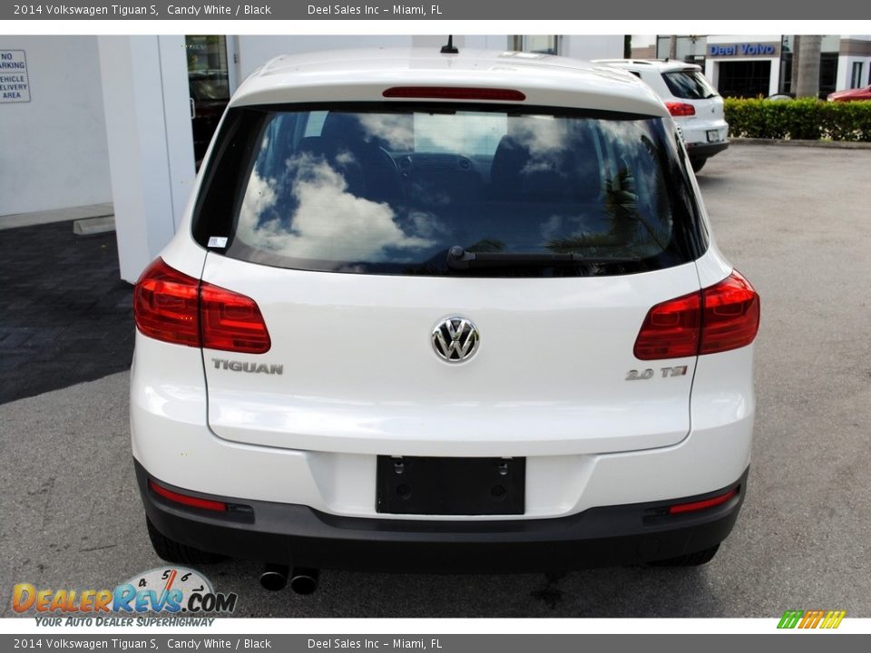 2014 Volkswagen Tiguan S Candy White / Black Photo #8