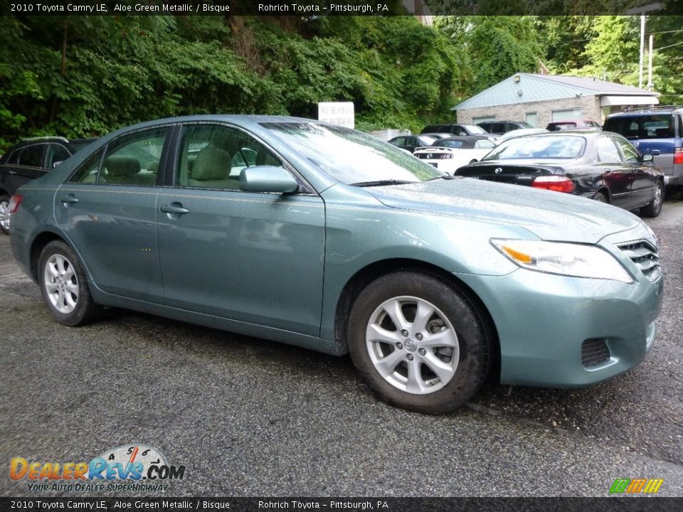 2010 Toyota Camry LE Aloe Green Metallic / Bisque Photo #1