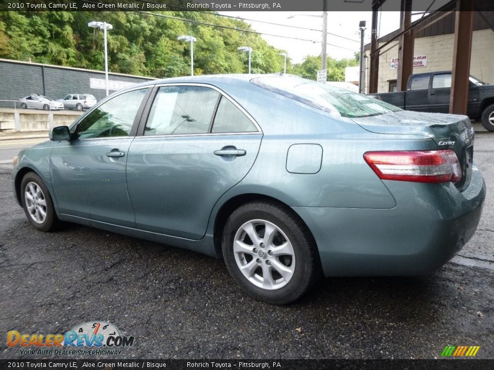 2010 Toyota Camry LE Aloe Green Metallic / Bisque Photo #4