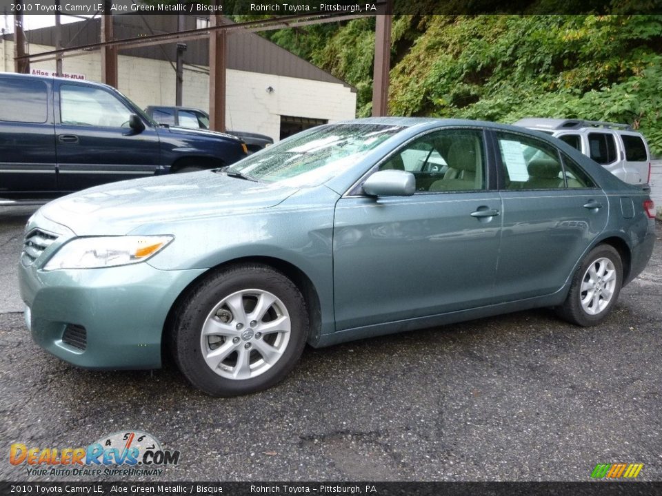 2010 Toyota Camry LE Aloe Green Metallic / Bisque Photo #5
