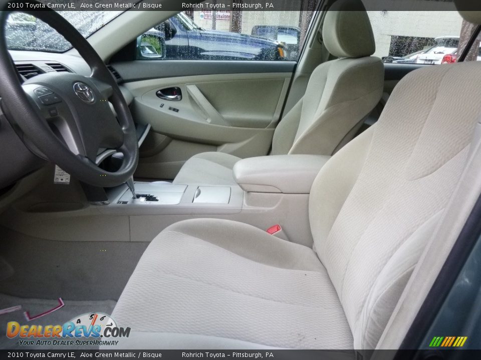 2010 Toyota Camry LE Aloe Green Metallic / Bisque Photo #7