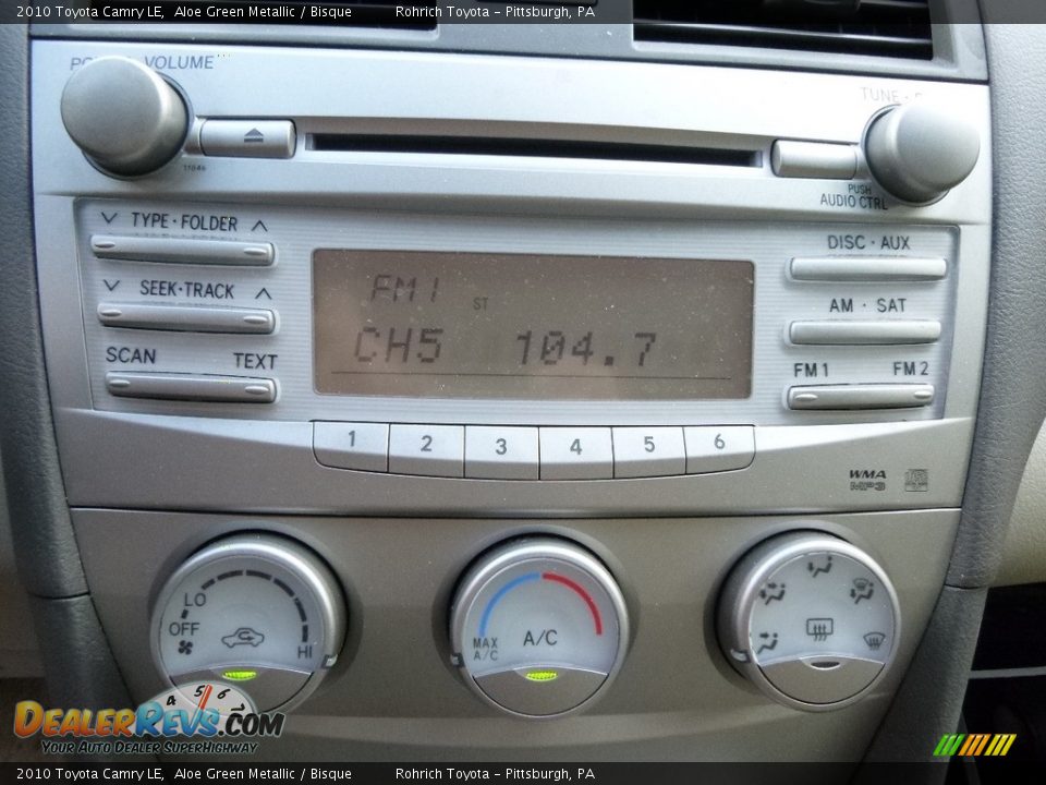 2010 Toyota Camry LE Aloe Green Metallic / Bisque Photo #12