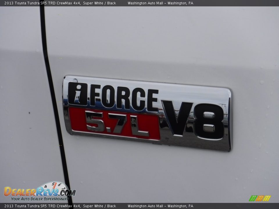 2013 Toyota Tundra SR5 TRD CrewMax 4x4 Super White / Black Photo #3