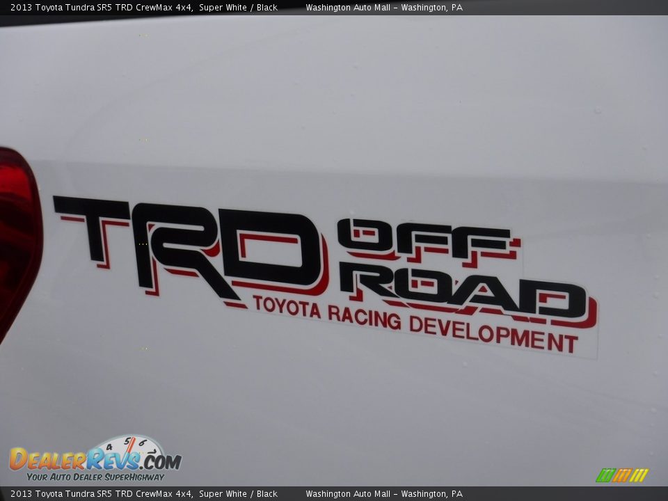 2013 Toyota Tundra SR5 TRD CrewMax 4x4 Super White / Black Photo #5