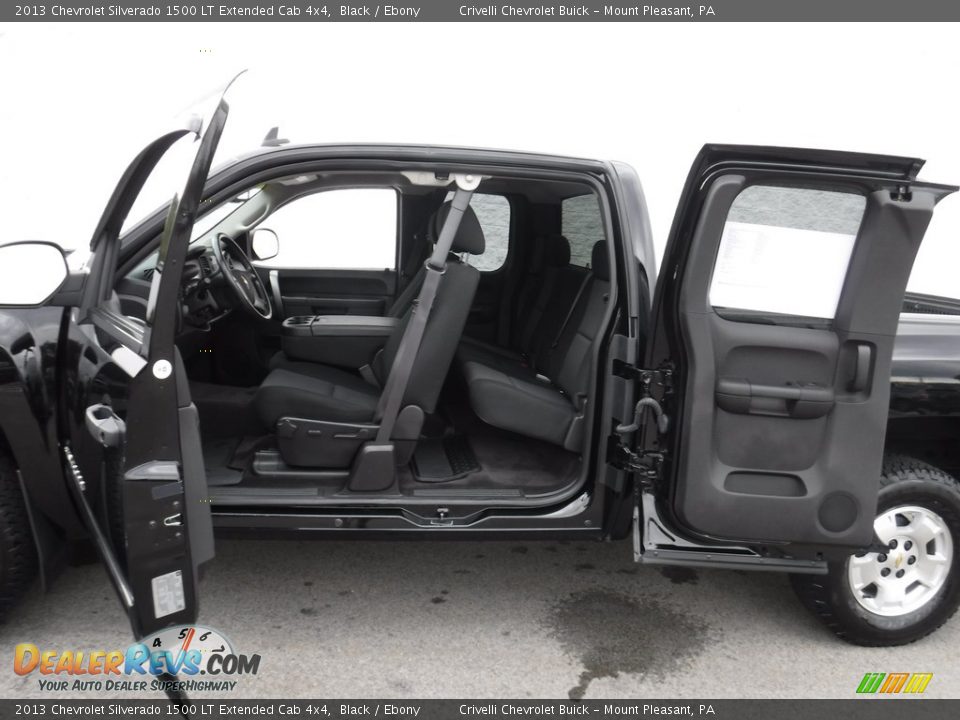 2013 Chevrolet Silverado 1500 LT Extended Cab 4x4 Black / Ebony Photo #16