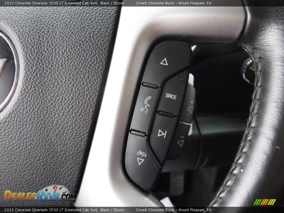 2013 Chevrolet Silverado 1500 LT Extended Cab 4x4 Black / Ebony Photo #29