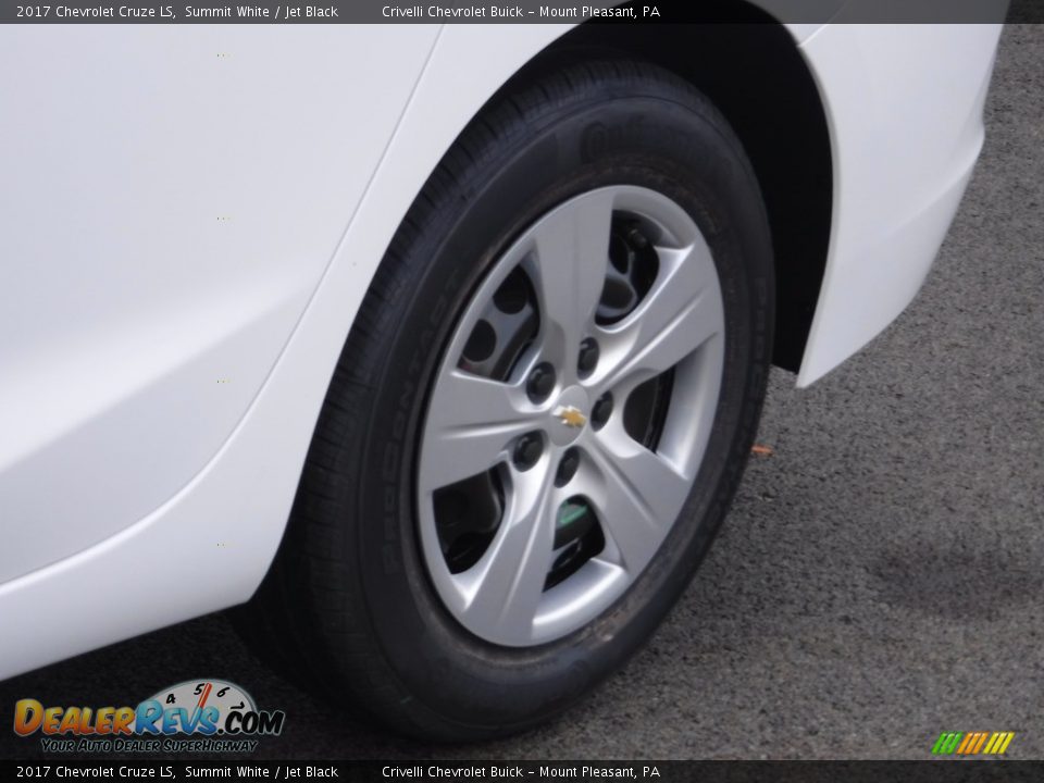 2017 Chevrolet Cruze LS Summit White / Jet Black Photo #3