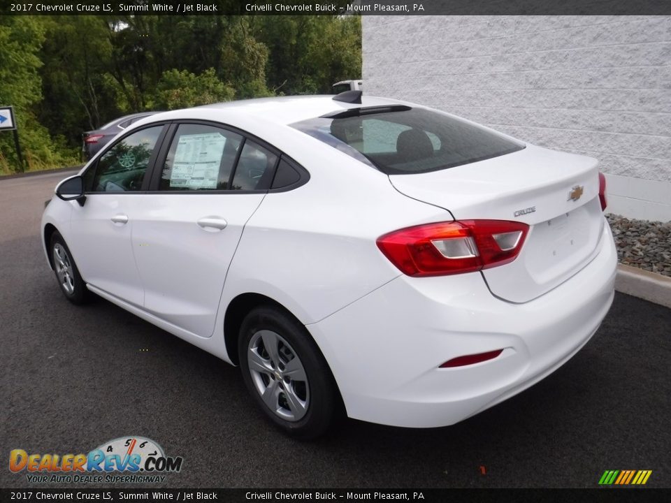 2017 Chevrolet Cruze LS Summit White / Jet Black Photo #7