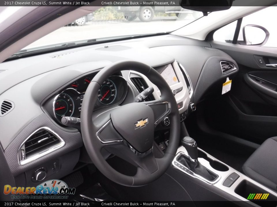 2017 Chevrolet Cruze LS Summit White / Jet Black Photo #8