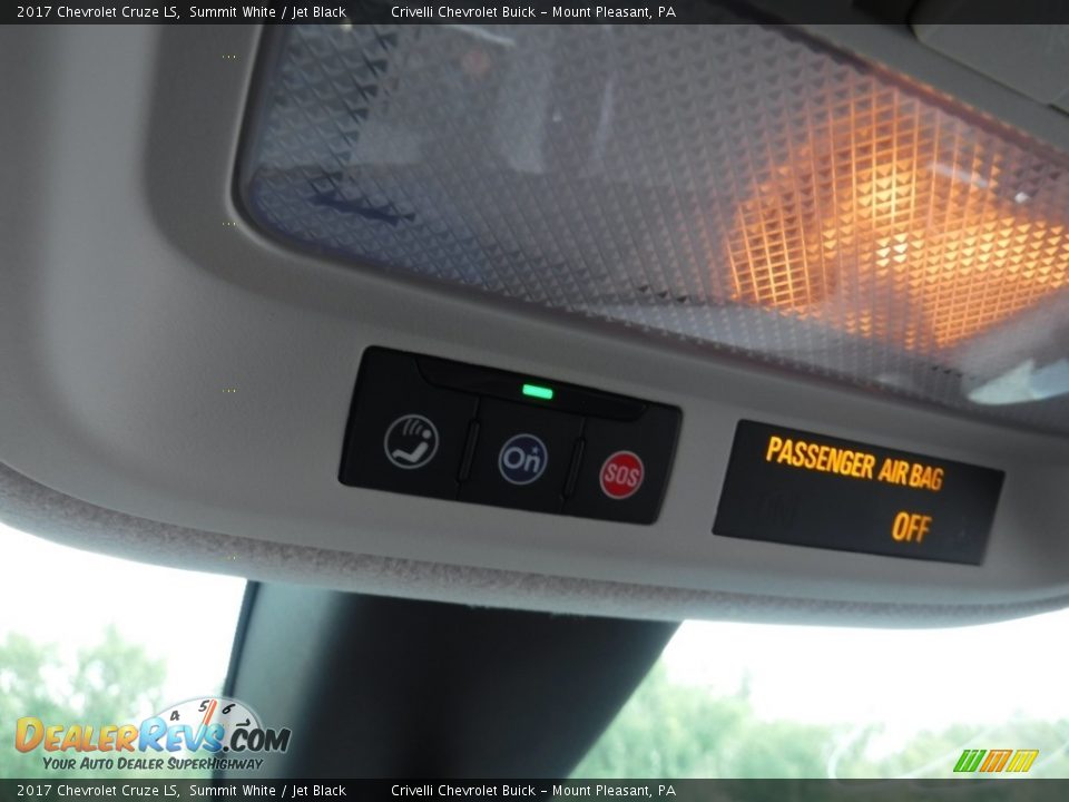 2017 Chevrolet Cruze LS Summit White / Jet Black Photo #11