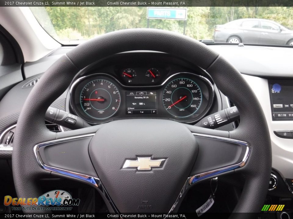 2017 Chevrolet Cruze LS Summit White / Jet Black Photo #16