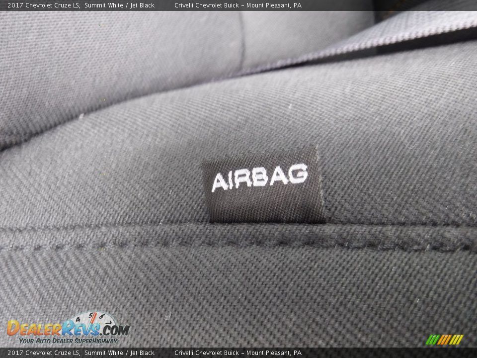 2017 Chevrolet Cruze LS Summit White / Jet Black Photo #18