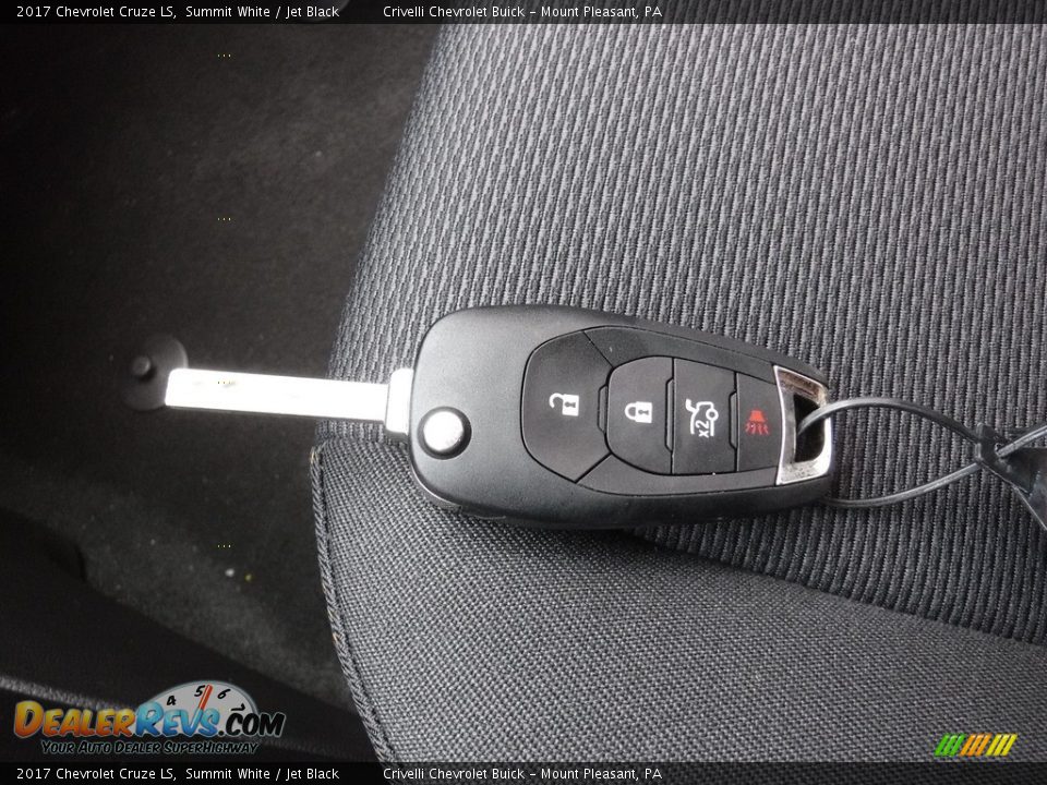 2017 Chevrolet Cruze LS Summit White / Jet Black Photo #19