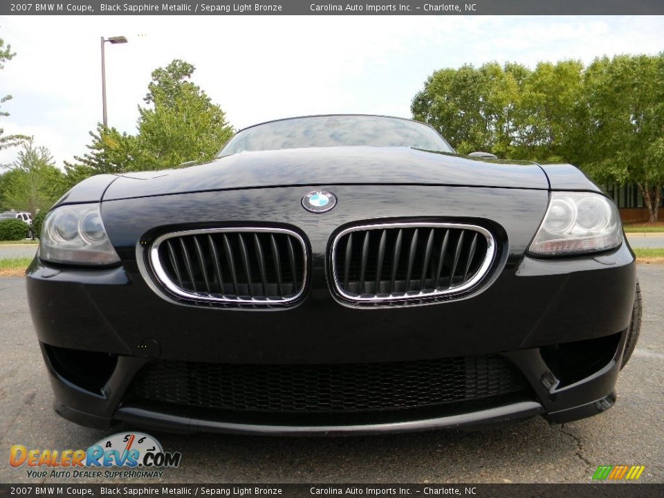 2007 BMW M Coupe Black Sapphire Metallic / Sepang Light Bronze Photo #4