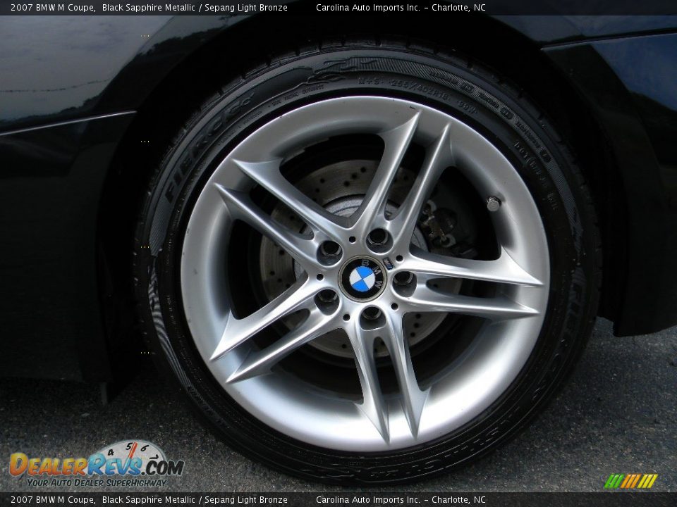 2007 BMW M Coupe Black Sapphire Metallic / Sepang Light Bronze Photo #23