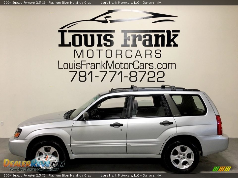 2004 Subaru Forester 2.5 XS Platinum Silver Metallic / Gray Photo #1