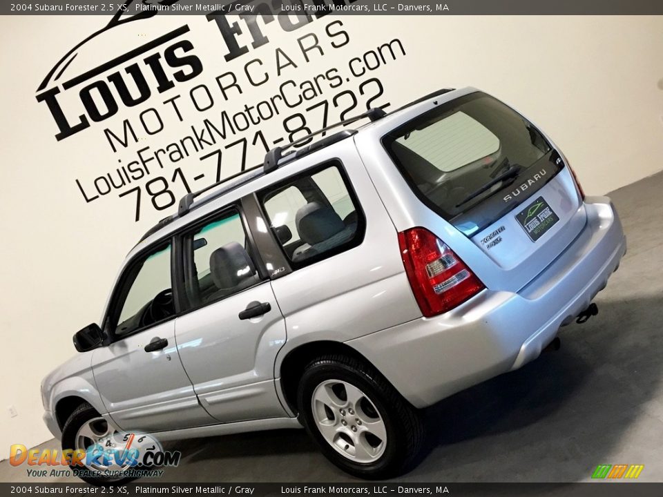 2004 Subaru Forester 2.5 XS Platinum Silver Metallic / Gray Photo #3
