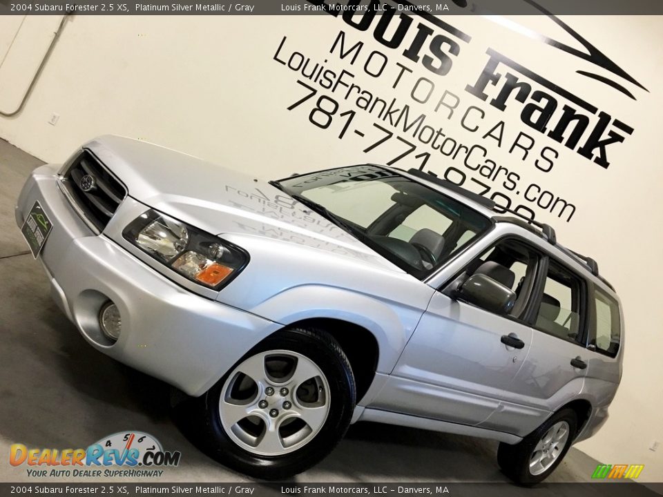 2004 Subaru Forester 2.5 XS Platinum Silver Metallic / Gray Photo #4