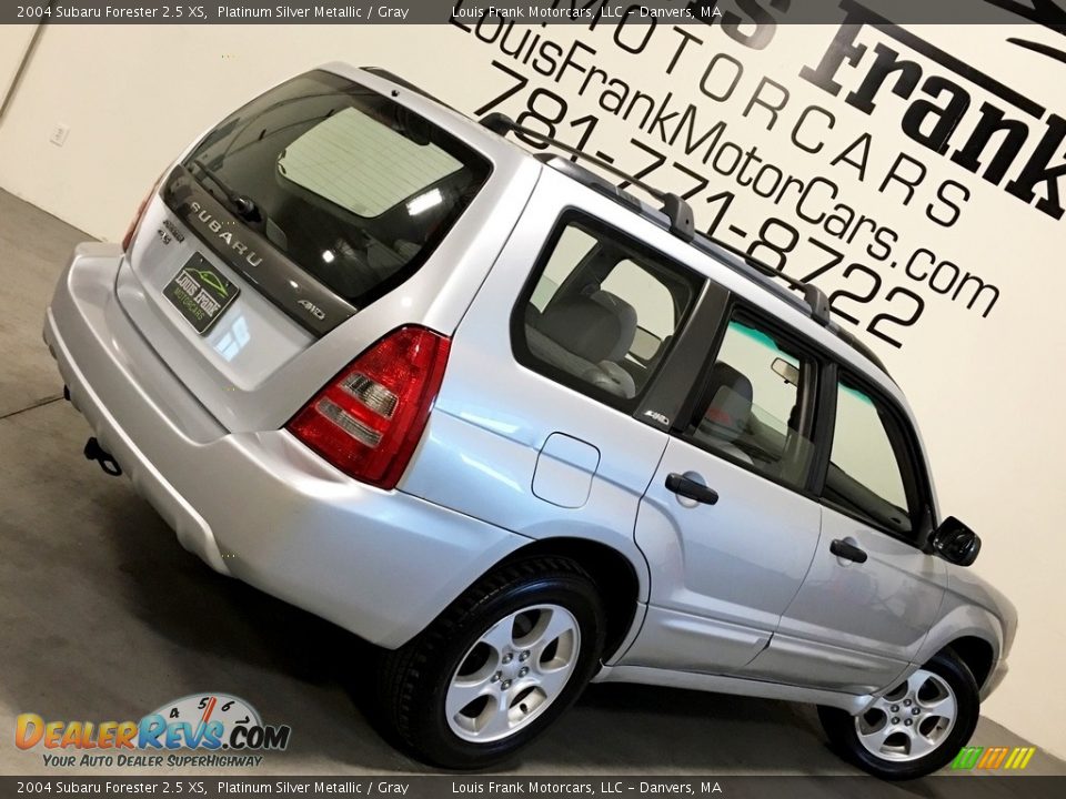2004 Subaru Forester 2.5 XS Platinum Silver Metallic / Gray Photo #5