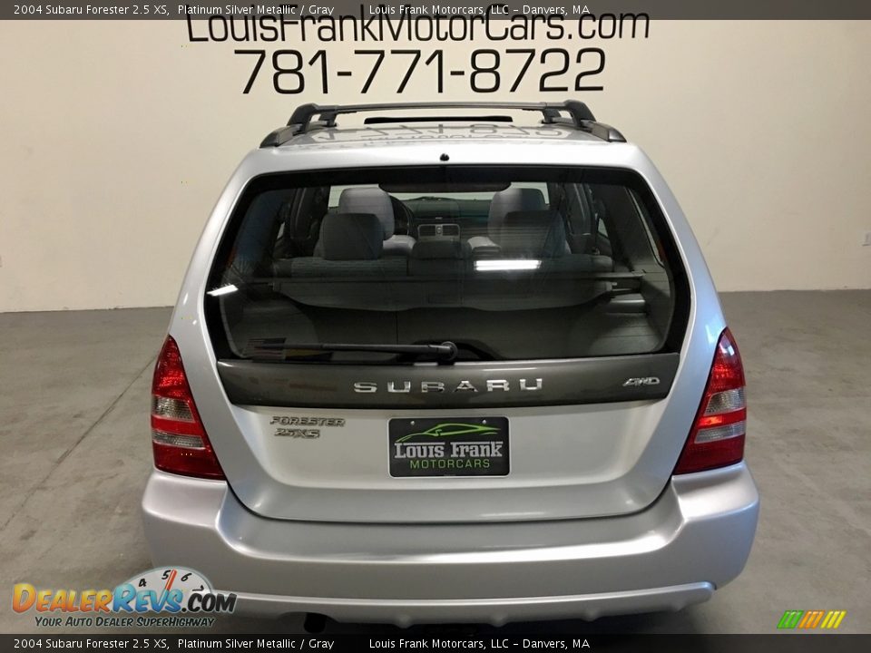 2004 Subaru Forester 2.5 XS Platinum Silver Metallic / Gray Photo #8