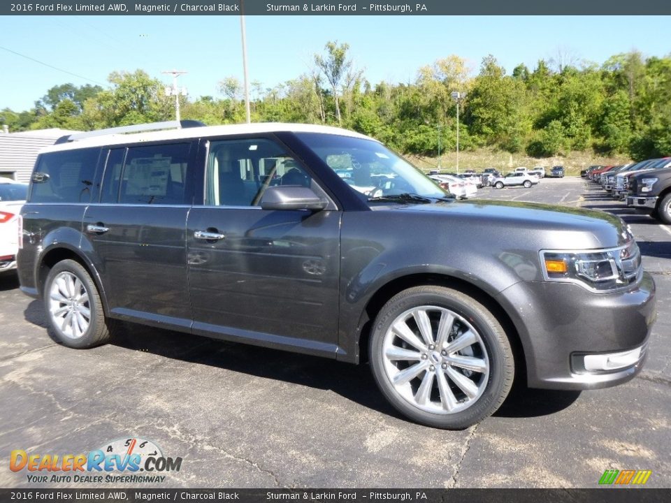 2016 Ford Flex Limited AWD Magnetic / Charcoal Black Photo #1