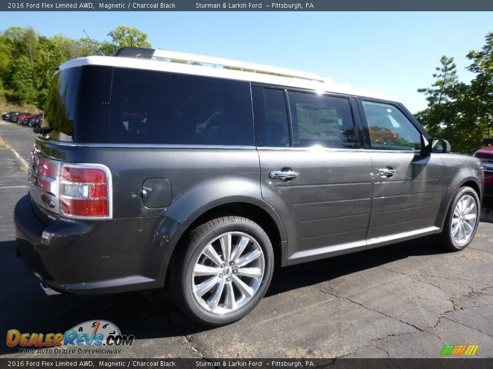 2016 Ford Flex Limited AWD Magnetic / Charcoal Black Photo #2