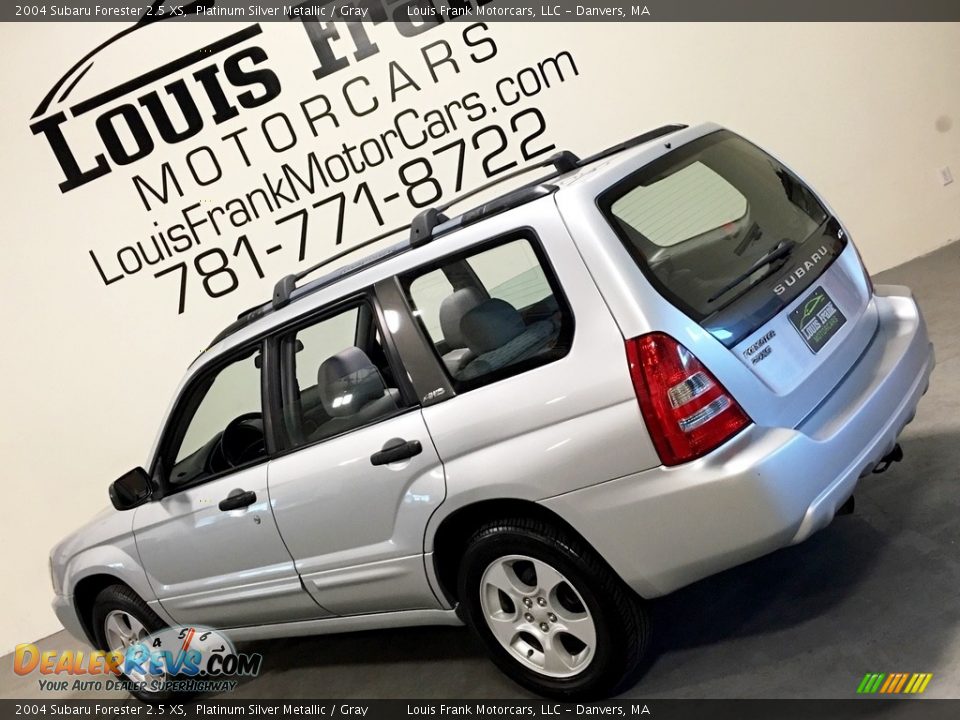 2004 Subaru Forester 2.5 XS Platinum Silver Metallic / Gray Photo #18