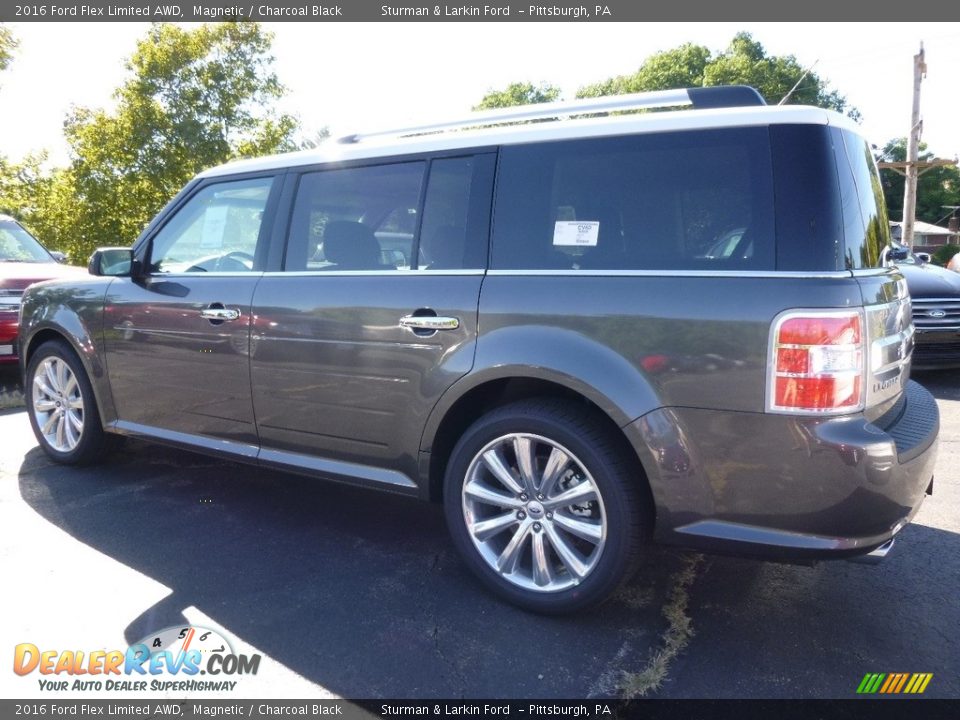 2016 Ford Flex Limited AWD Magnetic / Charcoal Black Photo #4