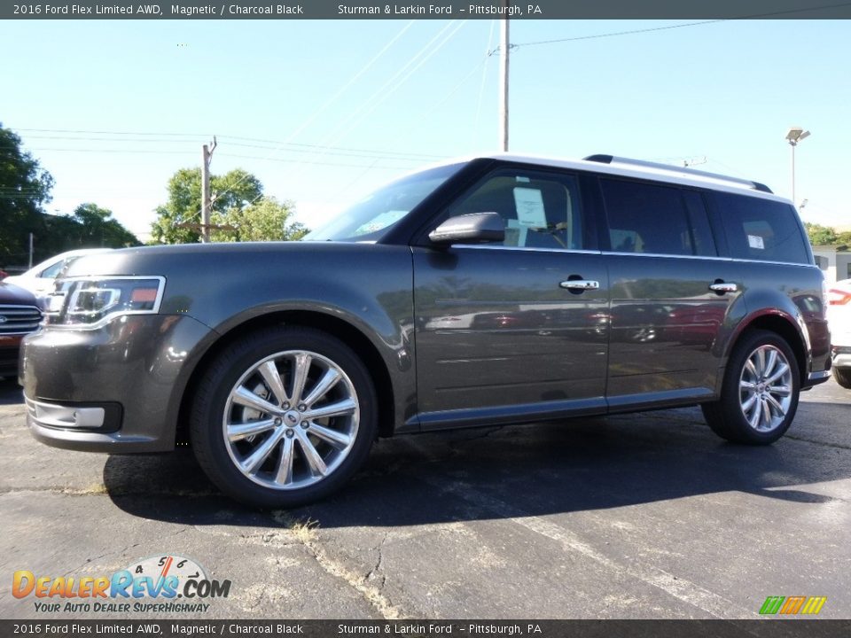 2016 Ford Flex Limited AWD Magnetic / Charcoal Black Photo #5