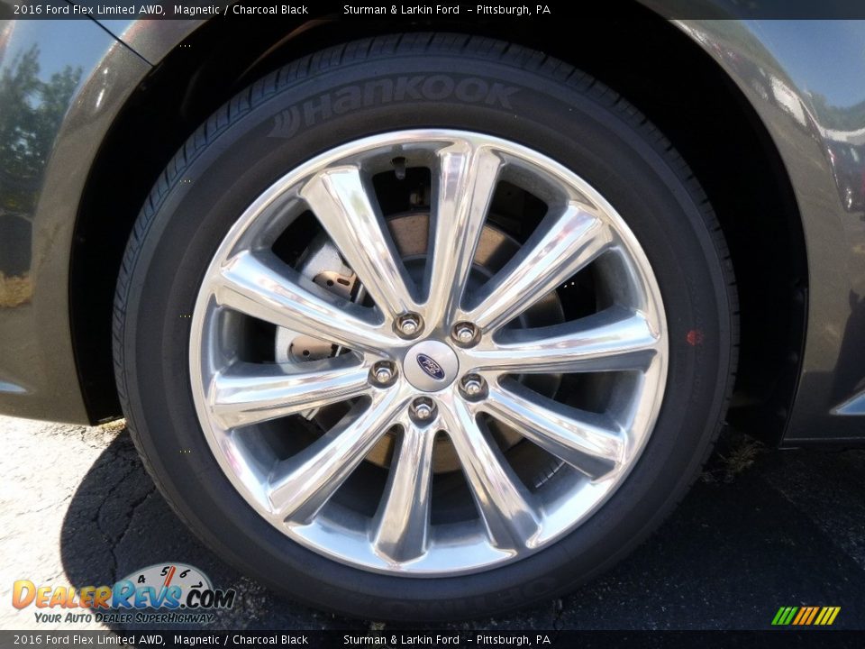 2016 Ford Flex Limited AWD Magnetic / Charcoal Black Photo #6