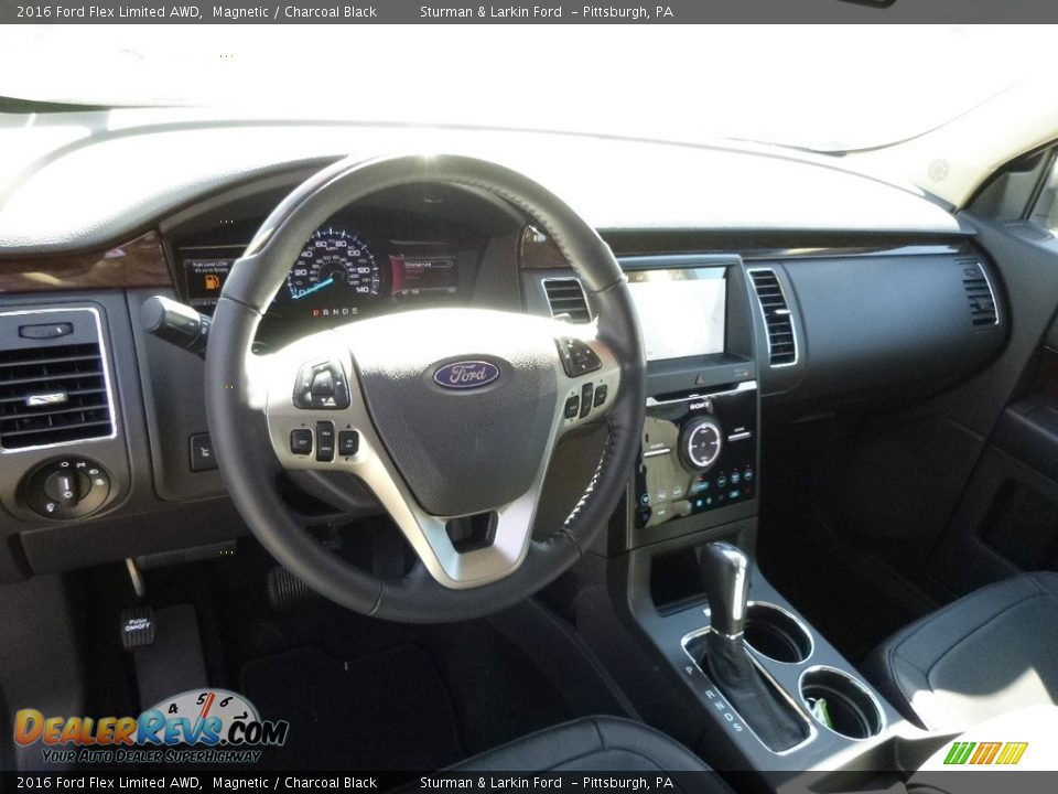 2016 Ford Flex Limited AWD Magnetic / Charcoal Black Photo #9