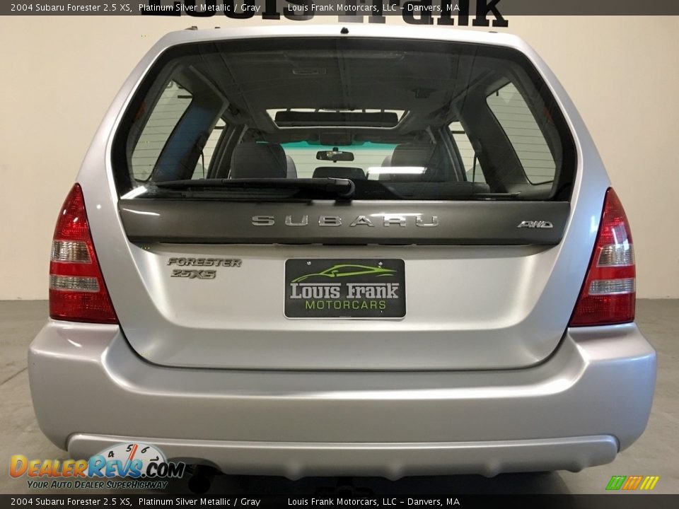 2004 Subaru Forester 2.5 XS Platinum Silver Metallic / Gray Photo #28